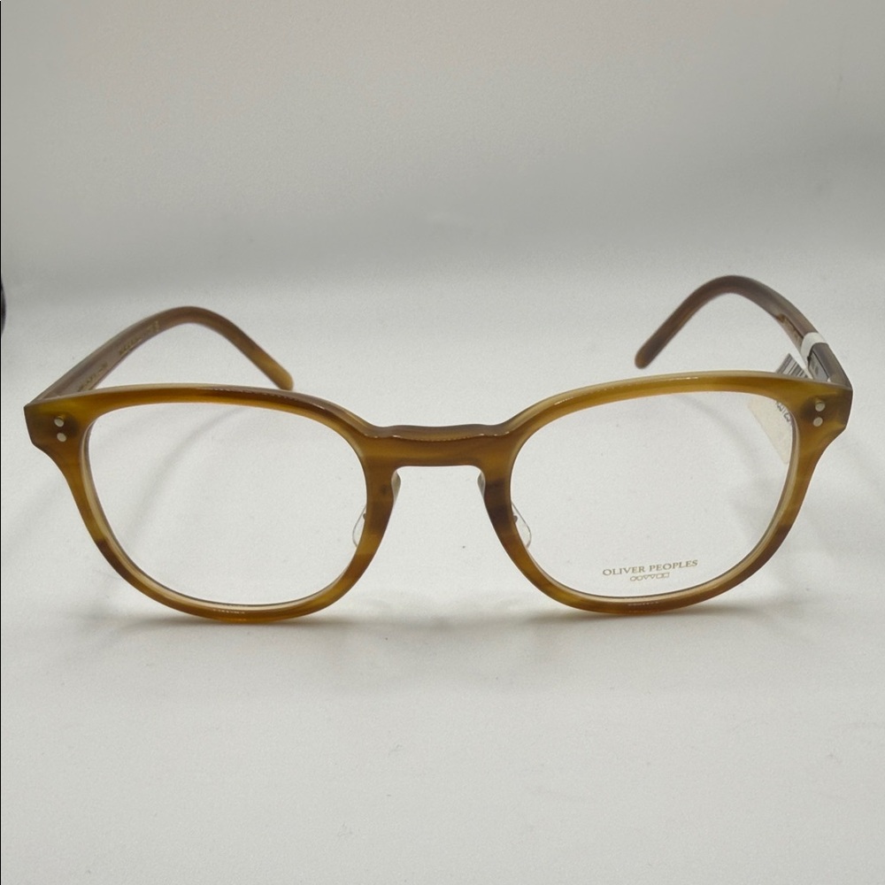 Oliver Peoples Tan Round Glasses OV5219 No Case